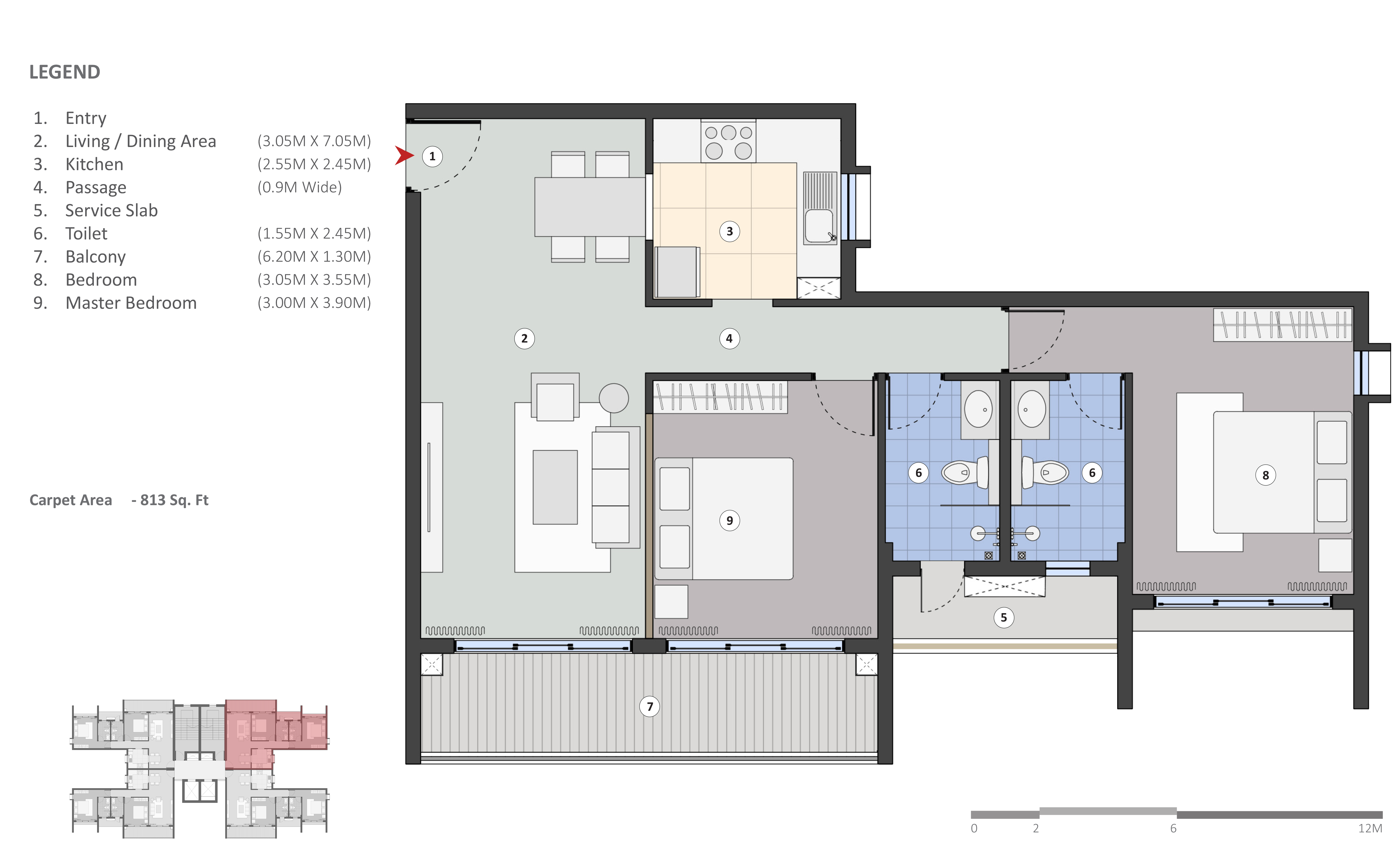 Building F and G Floor Plan