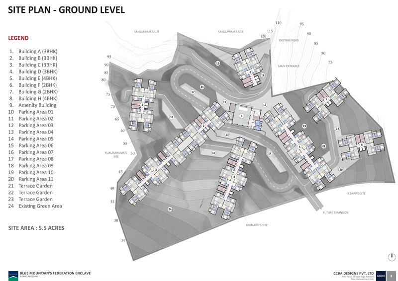 Site plan at ground level