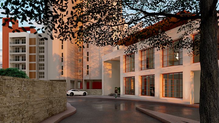 Entrance to the community centre