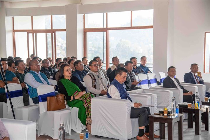 Guests seated at the inauguration